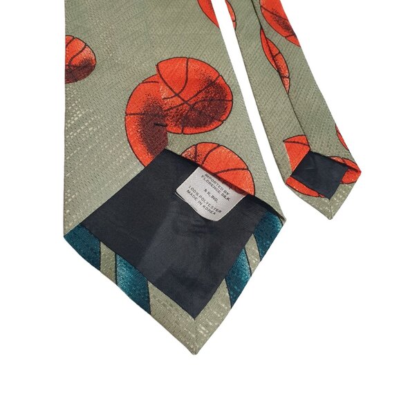 FloRence Men Basketball Themed Necktie School Coach Sport Collectable Teacher - Picture 5 of 5